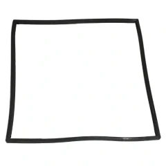 Viton Door Gasket for Ai Elite 4.4 CF Oven, black square rubber gasket frame, white background