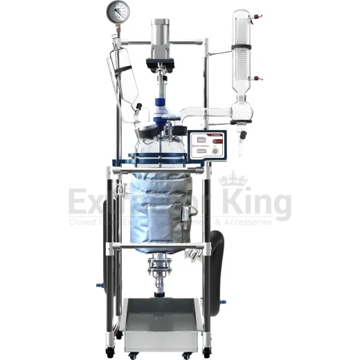 Glass Reactor Ai 10L Single or Dual Jacketed Systems
