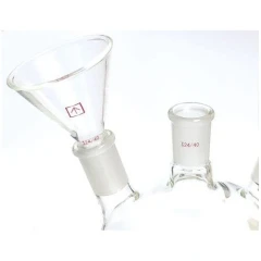 Ai 24/40 Glass Feeding Funnel, 4" Opening – view 2