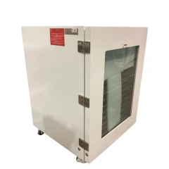 Ai 16 CF 250°C Explosion Proof Vacuum Oven 220V, large white cabinet with hinged window door and casters