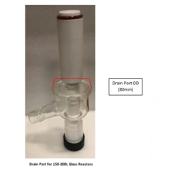 Ai 1" Glass Drain Port with PTFE Valve – view 5