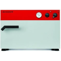 Binder 1 cu ft Incubator, B Series, grey front door with black handle and red control panel with dial gauge