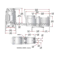 Edwards E2M28 21 CFM Dual-Stage Vacuum Pump – view 5