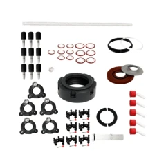 Ai SE130 SolventVap Service Kit, set of parts with black knobs, seals, large black nut, clips and red caps