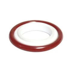 Ai PTFE Coated Silicone Sealing Ring, red silicone ring with white PTFE inner lining
