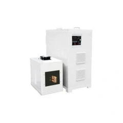 Ai IHG60AB 60kW High-Frequency Induction Heater, tall white power cabinet with a smaller white head unit
