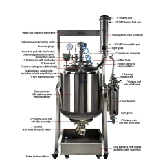 Ai 200L Dual-Jacketed 316L SST Filter Reactor – view 8