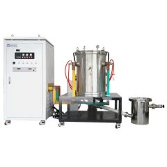 Vacuum Degreasing Sintering Furnace, power cabinet, stainless chamber on a frame and side stainless vessel