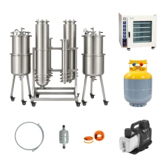 20LB Turn Key Closed Loop Extractor Setup w/ Vacuum Oven & Pumps