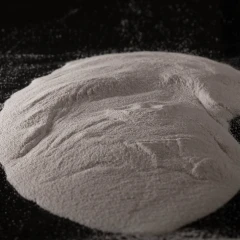 Alumicel alumina powder on a dark background – view 3