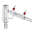 USA Lab H1 34/45 60° 2000mL / 2L Short Path Vacuum Jacketed Distillation Head with GL-18 C-SD2L-H1