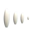 USA Lab Rare Earth Magnet Egg Shaped Stir Bars - Various Sizes