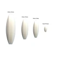 USA Lab Rare Earth Magnet Egg Shaped Stir Bars - Various Sizes