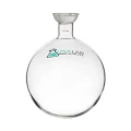 USA Made 1 Neck Spherical Round Bottom Flask - 35/20