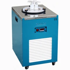 Ai T40 -40°C Cold Trap, 3 x 300ml, blue cabinet on wheels with glass traps on top and front display