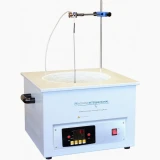 Ai DigiM 10L 300C Heating and Stirring Mantle, white square unit with probe on stand rod, front controls