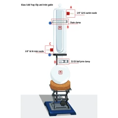 Ai T40 Glass Vacuum Cold Trap – view 3