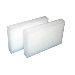 Dry Ice Blocks and Bricks, Langley BC, two flat white dry ice slabs, white background