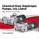 Welch Chemical Duty Diaphragm  Pumps, cUL Listed